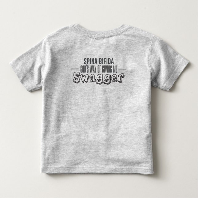 T-shirt Pour Les Tous Petits Conscience de spina bifida (Dos)