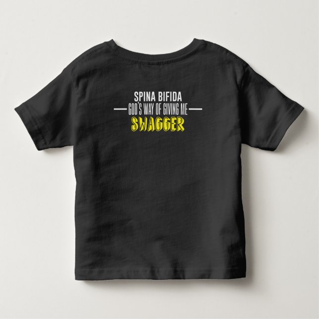 T-shirt Pour Les Tous Petits Conscience de spina bifida (Dos)