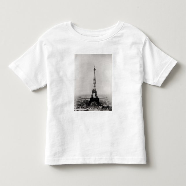 T-shirt Pour Les Tous Petits Construction de Tour Eiffel (Devant)