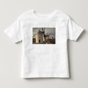 T-shirt Pour Les Tous Petits Consuegra, anciens moulins à vent de La Mancha