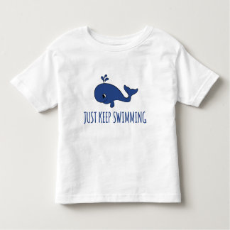 T-shirt Pour Les Tous Petits Continuez À Nager De La Baleine