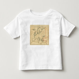 T-shirt Pour Les Tous Petits Contour 2 de l'Europe