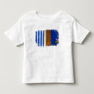 T-shirt Pour Les Tous Petits Contraste de design coloré sur la résidence