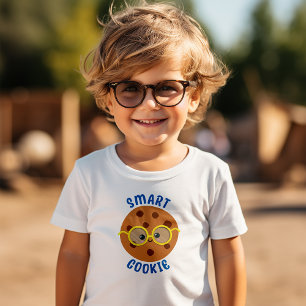 T-shirt Pour Les Tous Petits Cookie intelligent Kawaii