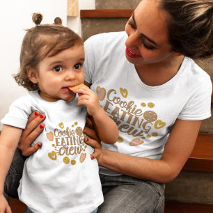 T-shirt Pour Les Tous Petits Cookie Mating Creative Fun Christmas