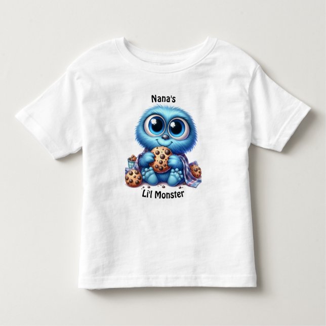 T-shirt Pour Les Tous Petits Cookie Monster (Devant)