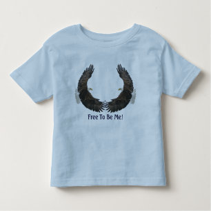T-shirt Pour Les Tous Petits Cool Bald Eagle Wildlife Collection