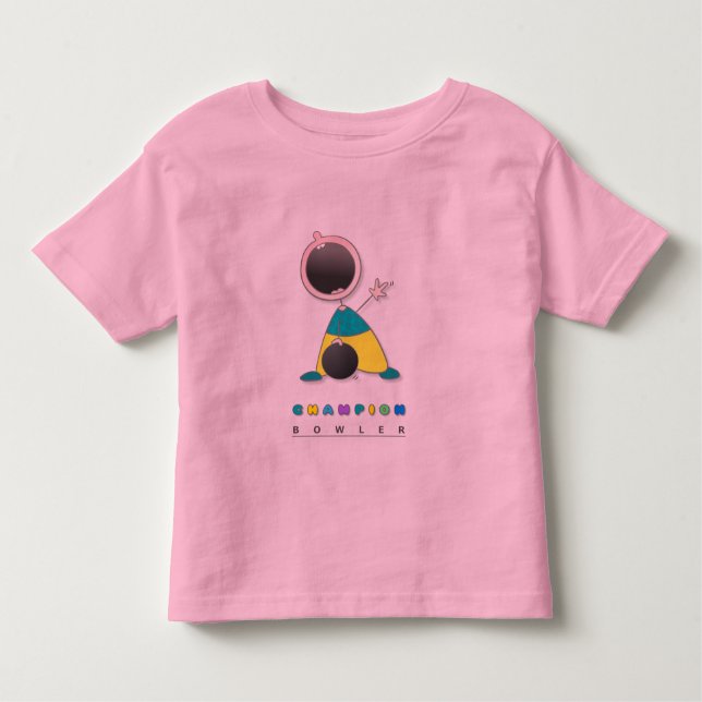 T-shirt Pour Les Tous Petits Cool Bowling (Devant)