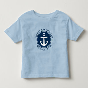 T-shirt Pour Les Tous Petits Corde d'ancre nautique amusante nom de bateau de c