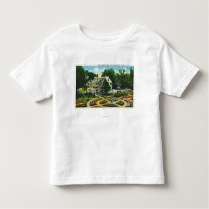 T-shirt Pour Les Tous Petits Cordes commémoratives et vue de jardins botaniques