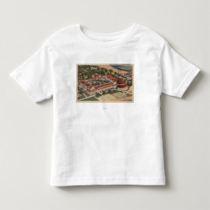 T-shirt Pour Les Tous Petits Coronado, CA - l'oeil de l'oiseau du del Coronado