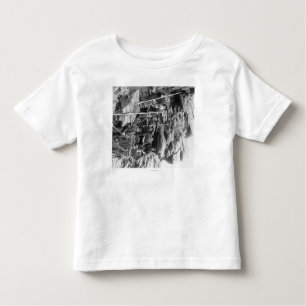 T-shirt Pour Les Tous Petits Corps centraux d'ingénieur de chemin de fer de