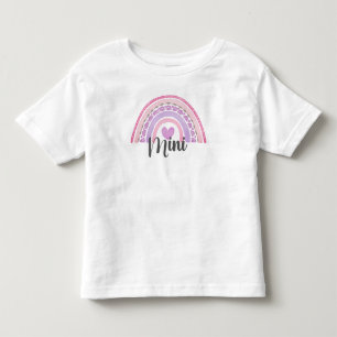 T-shirt Pour Les Tous Petits Correspondance de mini script de l'arc-en-ciel Boh