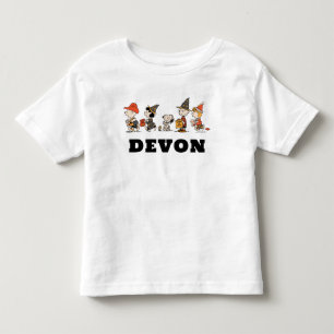 T-shirt Pour Les Tous Petits Cortège joyeux Halloween de la bande de Peanuts