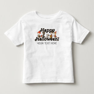 T-shirt Pour Les Tous Petits Cortège joyeux Halloween de la bande de Peanuts