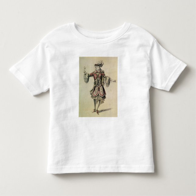 T-shirt Pour Les Tous Petits Costumez la conception pour un danseur masculin, (Devant)