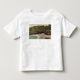 T-shirt Pour Les Tous Petits Cottages et plage à La Jolla