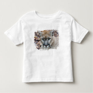 T-shirt Pour Les Tous Petits Cougar, lion de montagne, panthère de Floride, Pum