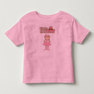 T-shirt Pour Les Tous Petits Country Fun Lil' Cowgirl Ringer T Shirt