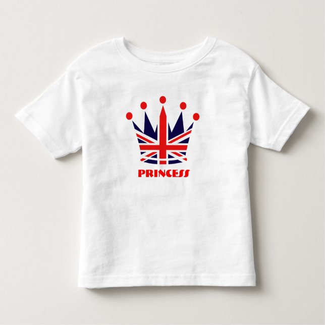 T-shirt Pour Les Tous Petits Couronne britannique (Devant)