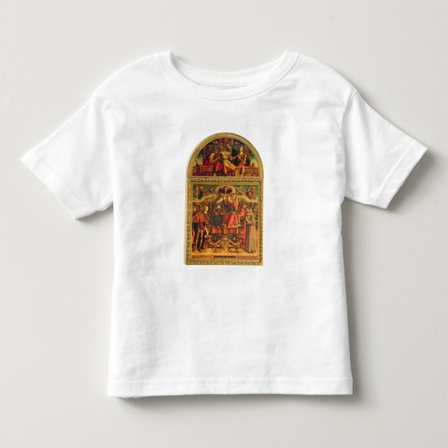 T-shirt Pour Les Tous Petits Couronnement de la Vierge (Devant)