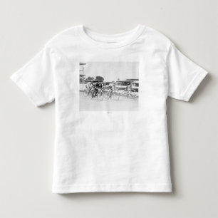 T-shirt Pour Les Tous Petits Course de bicyclette en photographie de Washington