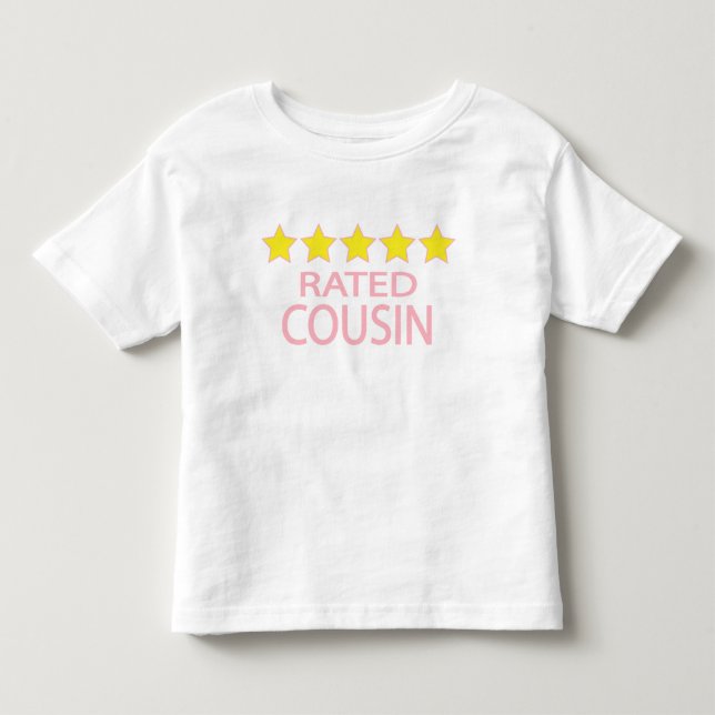 T-shirt Pour Les Tous Petits Cousin cinq étoiles (Devant)
