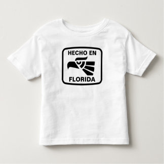 T-shirt Pour Les Tous Petits Coutume de personalizado d'en la Floride de Hecho
