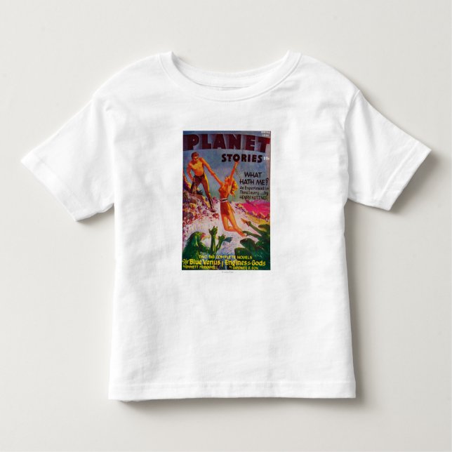 T-shirt Pour Les Tous Petits Couverture de magazine d'histoires de planète 8 (Devant)