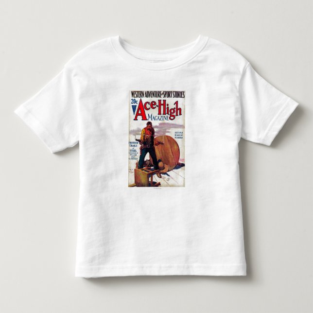 T-shirt Pour Les Tous Petits Couverture de magazine élevée d'as 2 (Devant)
