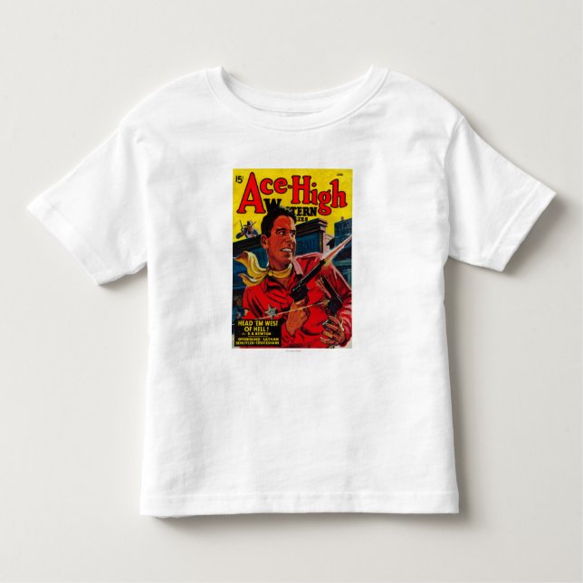 T-shirt Pour Les Tous Petits Couverture de magazine élevée d'as 3 (Devant)