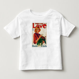 T-shirt Pour Les Tous Petits Couverture de magazine excitante d'amour