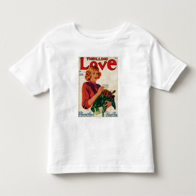 T-shirt Pour Les Tous Petits Couverture de magazine excitante d'amour (Devant)