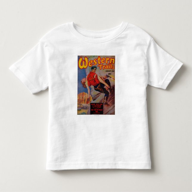 T-shirt Pour Les Tous Petits Couverture de magazine occidentale de traînées 3 (Devant)