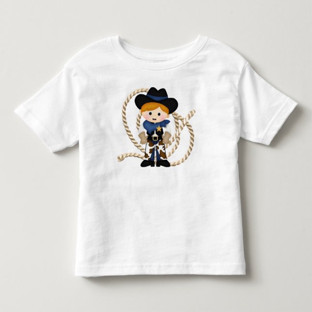 T-shirt Pour Les Tous Petits Cowboy (Devant)