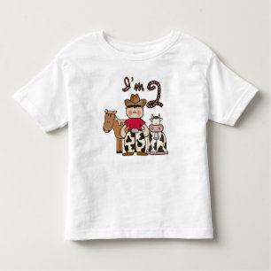 T-shirt Pour Les Tous Petits Cowboy 2e anniversaire