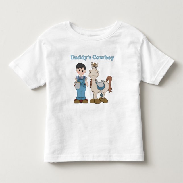 T-shirt Pour Les Tous Petits Cowboy de papa (Devant)