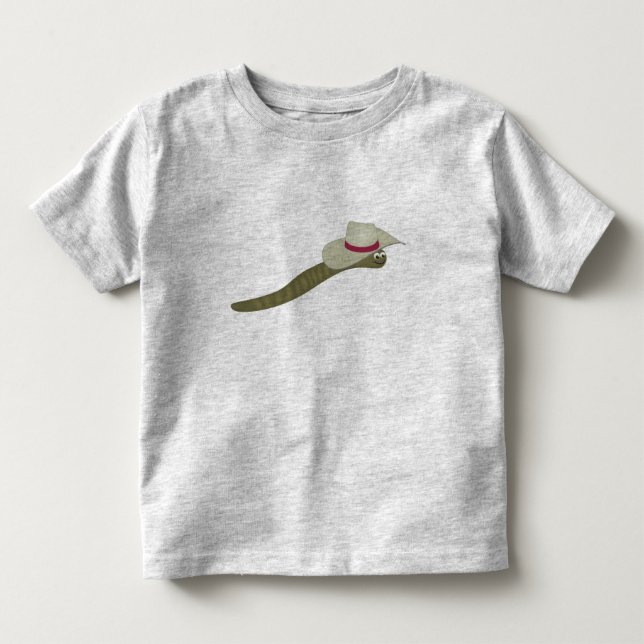 T-shirt Pour Les Tous Petits Cowboy Earthworm (Devant)
