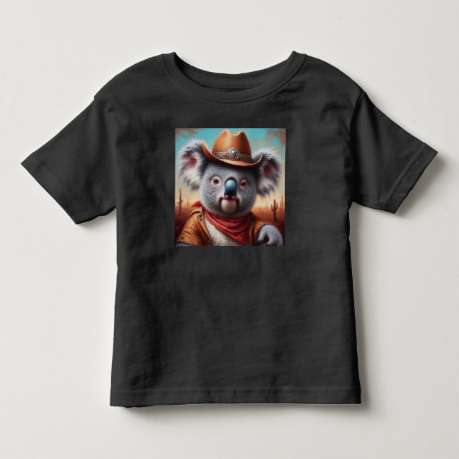 T-shirt Pour Les Tous Petits Cowboy Koala (Devant)