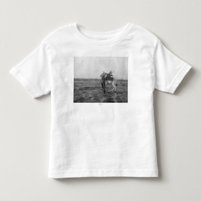 T-shirt Pour Les Tous Petits Cowboy "Red Saunders" Saddle a Bronco (Devant)