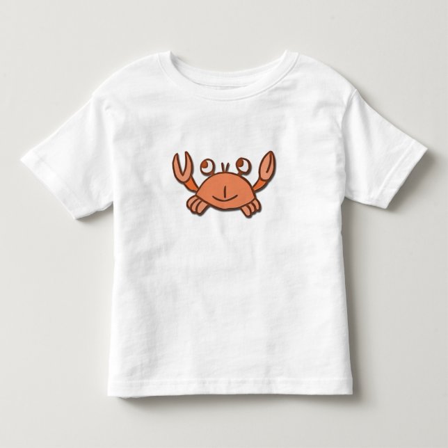 T-shirt Pour Les Tous Petits crabe souriant (Devant)