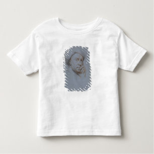 T-shirt Pour Les Tous Petits Craie d'autoportrait (noir, rouge et blanc sur le