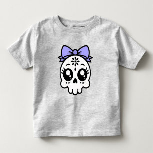 T-shirt Pour Les Tous Petits Crâne avec arc