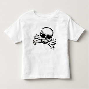 T-shirt Pour Les Tous Petits Crâne et os croisés
