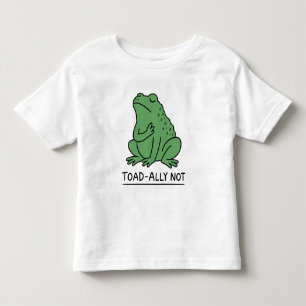 T-shirt Pour Les Tous Petits Crapaud Drôle - Allié Pas Grenouille
