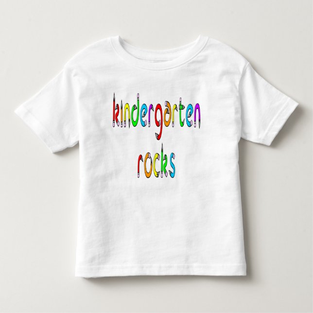 T-shirt Pour Les Tous Petits Crayon 14x12 de Kr (Devant)