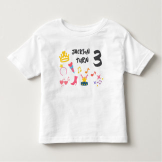 T-shirt Pour Les Tous Petits Crayon modifiable de style – Anniversaire de diva 