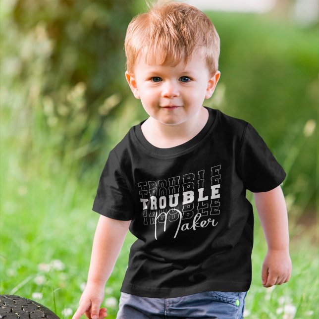 T-shirt Pour Les Tous Petits Créateur de problèmes (Créateur téléchargé)