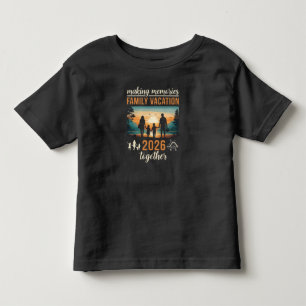 T-shirt Pour Les Tous Petits Création de Souvenirs Vacances en Famille 2026 Ens