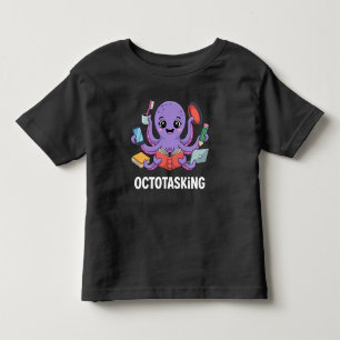 T-shirt Pour Les Tous Petits Créature à octotâches en mode multitâche